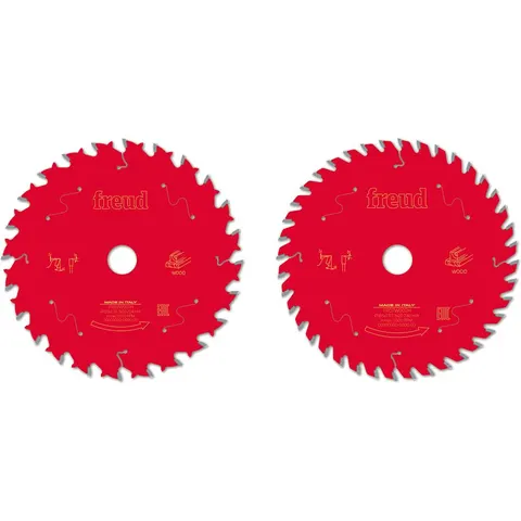 Freud PRO 2 Piece 165mm Cordless Circular Saw Blade Set – image 1