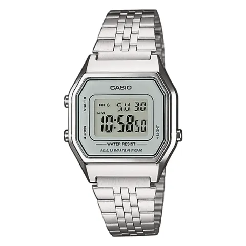 Casio Classic LA680WEA-7EF Ladies Silver Digital Watch – image 1