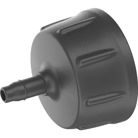 Gardena MICRO DRIP Threaded Tap to 3/16" / 4.6mm Pipe Connector – image 1