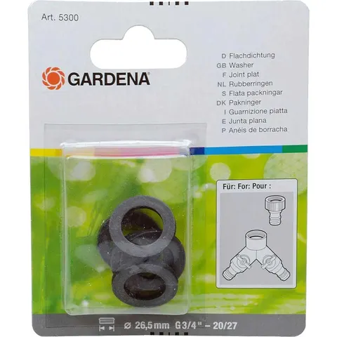 GARDENA 05300-20 Flachdichtung 5er Set – Bild 1