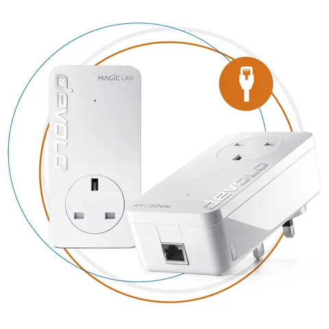 Devolo Magic 2 LAN 2400 Mbit/s Ethernet LAN White 2 pc(s) – image 1