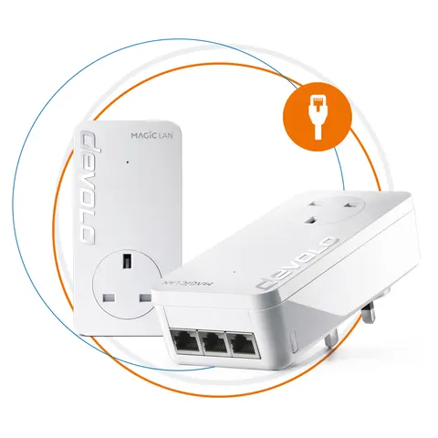 Devolo Magic 2 LAN triple 2400 Mbit/s Ethernet LAN White – image 1