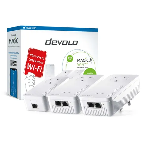 Devolo Magic 2 WiFi next 2400 Mbit/s Ethernet LAN Wi-Fi White – 8627 – image 1