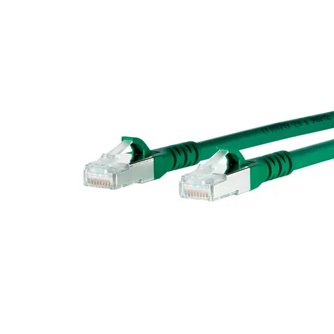 BTR NETCOM Patchkabel S/FTP gn 0,5m Cat.6A 1308450555-E ; Metz Connect) – Bild 1
