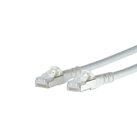 BTR NETCOM - Cat6A netwerkkabel - Wit - 0,5 meter – afbeelding 1