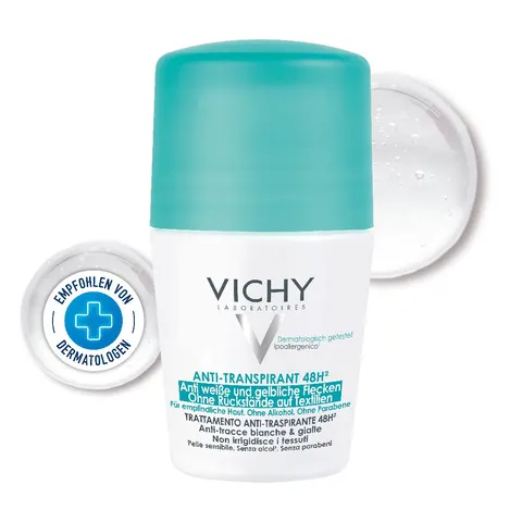 Vichy Deodorante anti-tracce roll-on – immagine 1