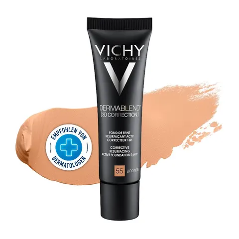 Vichy Dermablend 3D Corrective Resurfacing Foundation Bronze 55 30ml – image 1