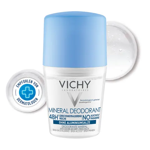 Vichy 48Hr Mineral Deodorant Roll On 50ml – image 1