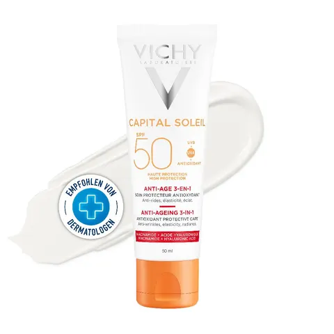 Vichy Ideal Soleil Anti-age Creme Lsf 50 – Bild 1