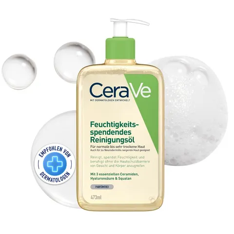 CeraVe Hydrating Foaming Oil Cleanser 473mL – immagine 1