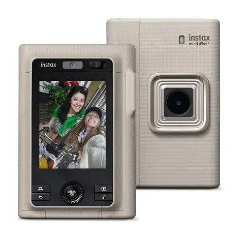 FUJIFILM instax mini Liplay+™ - Instant Camera - Sand Beige – afbeelding 1