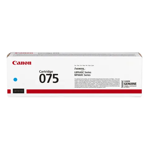 Tonercartridge Canon 075C blauw – afbeelding 1