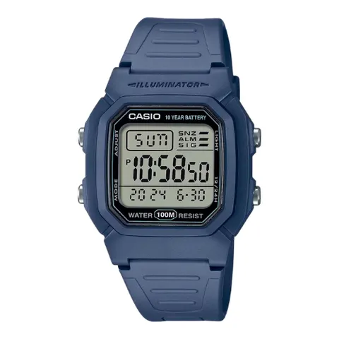 Casio W-800H-2AVES Timeless Collection Digital Watch - Blue – image 1
