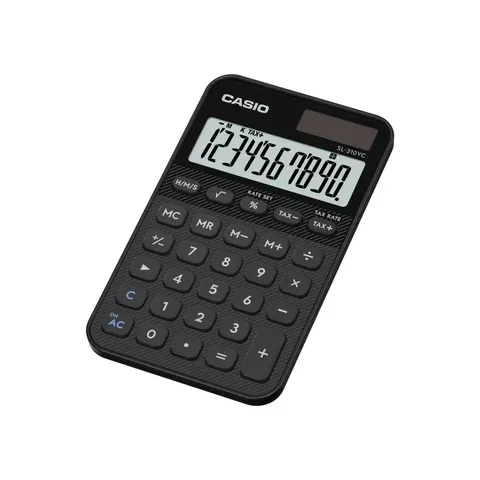 Casio SL-310YC Handheld Calculator Black – image 1