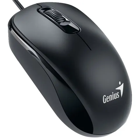Genius DX-110 - Optical Mouse 1000 dpi, Wired - USB - Black, New – image 1