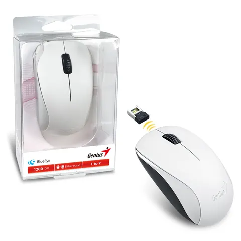 Genius Computer Technology NX-7000 Wireless Mouse. 2.4 GHz with USB Pi – 31030027401 – image 1