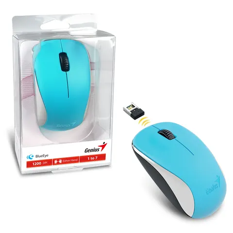 Genius Computer Technology NX-7000 Wireless Mouse. 2.4 GHz with USB Pi – 31030027402 – image 1