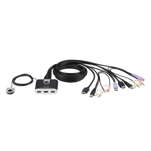 ATEN CS692 - 2 puertos USB HDMI KVM switch con audio – imagen 1