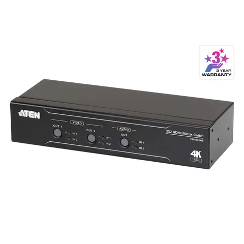 ATEN VM0202HB matrix switcher AV matrix switcher – image 1