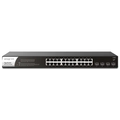DrayTek VSP1281X-K network switch Managed L2 Gigabit Ethernet – image 1