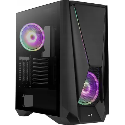 Aerocool PC Gehäuse Visor Mid-Tower Schwarz – Bild 1