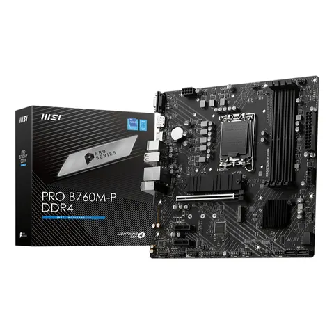 MSI Placa Base PRO B760M-P DDR4 – imagen 1