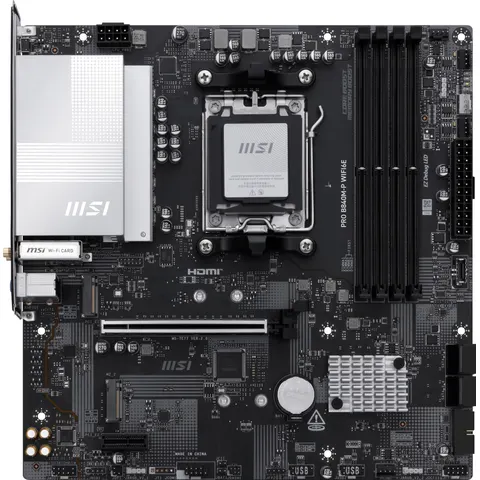 MSI Placa Base PRO B840M-P WIFI6E – imagen 1