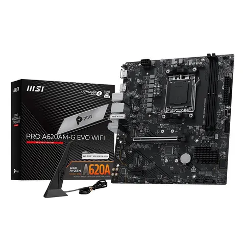 MSI Pro A620AM-G Evo (A620,AM5,mATX,DDR5) – Bild 1