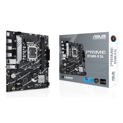 Asus Prime B760M-R D4 – Bild 1