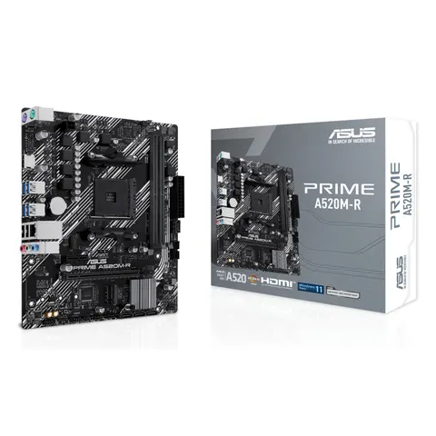 ASUS PRIME A520M-R – Schwarz – Bild 1