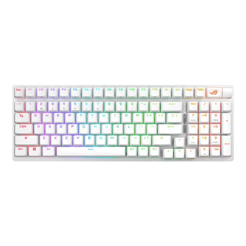 ASUS ROG STRIX SCOPE II 96 Mechanical RGB Wireless Gaming Keyboard White – image 1