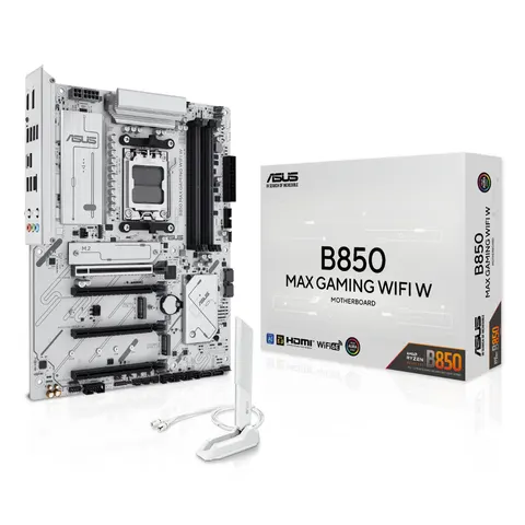 Asus Placa Base B850 MAX Gaming WiFi White – imagen 1