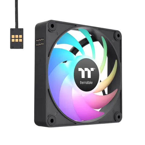 Thermaltake CT140 EX ARGB Sync 3er-Pack | Gehäuselüfter – Schwarz – Bild 1