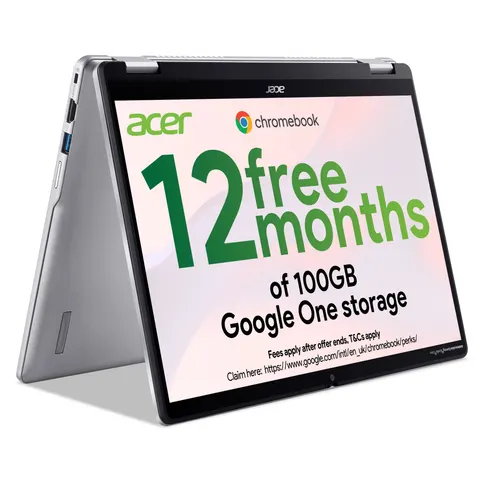 Acer Chromebook Spin 14in Intel N1004 – Silver – image 1