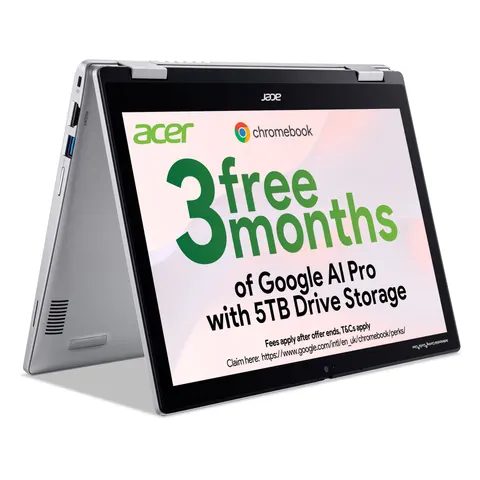 Acer Chromebook Spin 12.2in Intel N100 4 – Silver – image 1