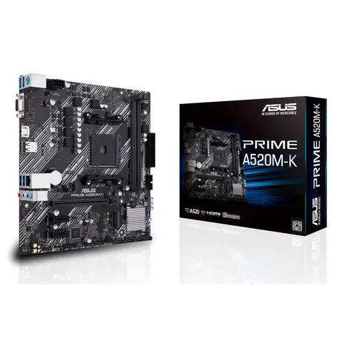 Asus Placa Base PRIME A520M-K – imagen 1