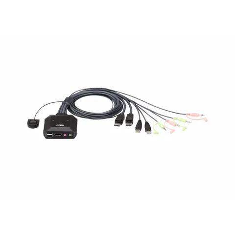 ATEN CS22DP KVM switch Black – image 1