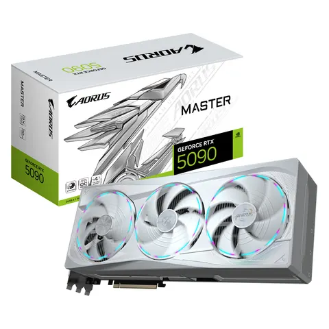 Gigabyte aorus geforce rtx 5090 master ice 32g – immagine 1