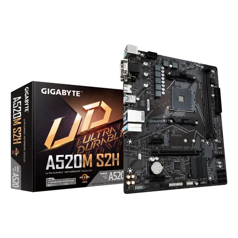 Placa base Gigabyte A520M S2H Micro-ATX – imagen 1