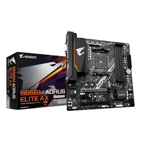 GIGABYTE B550M AORUS ELITE AX motherboard – Bild 1