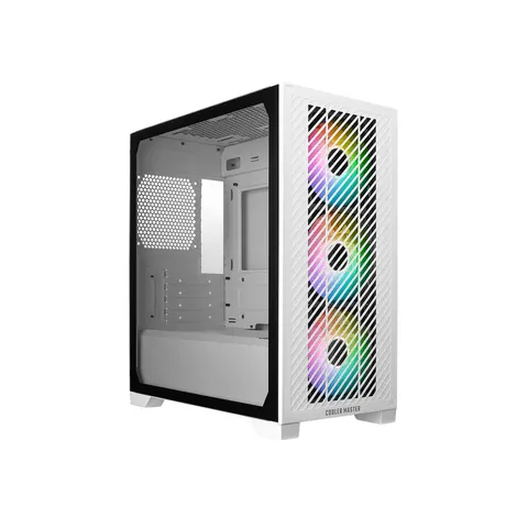 Cooler Master Elite 301 White Mini Tower Wit – afbeelding 1
