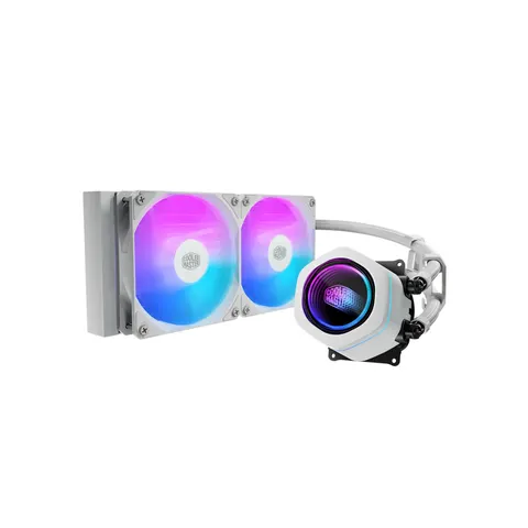 Cooler Master Chłodzenie wodne Cpu MasterLiquid Core Nex 240 Argb białe – zdjęcie 1