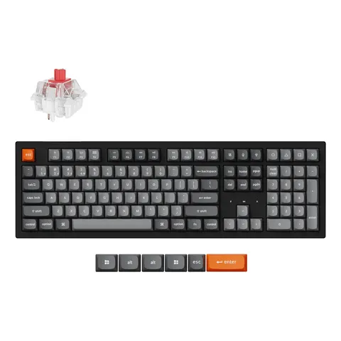 Keychron K10 Max QMK Wireless Keyboard & Red Switch - Black – image 1