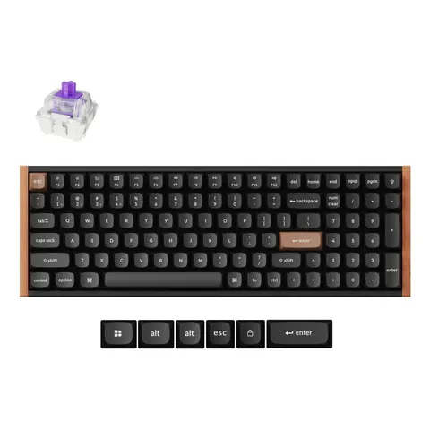 Keychron K4 Version 2 Wireless Mechanical Keyboard - Black – image 1