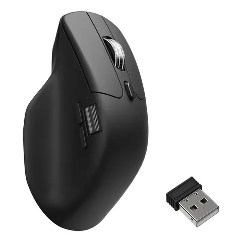 Keychron M6 8K Ultra Silent Wireless Mouse - Black – Schwarz – Bild 1