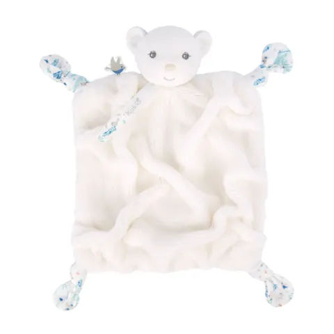 Kaloo Plume Doudou Bear Cream Teddy Bear - 22cm – image 1