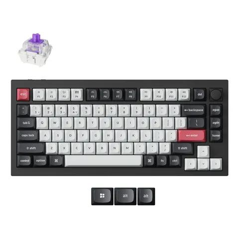 Keychron Q1 Wireless Mechanical Keyboard - Black – image 1