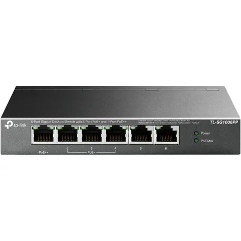 Switch TP-Link TL-SG1006PP – afbeelding 1