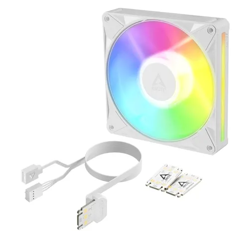 ARCTIC BioniX P14 A-RGB White | Gehäuselüfter – Weiß – Bild 1