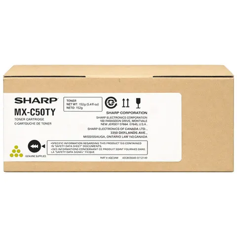 Toner Sharp MX-C50TY – zdjęcie 1